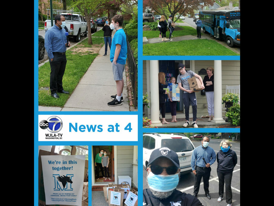 Tune into ABC7 News tonight at 4:15 pm to see Director of Student and Community Wellness, Frankie Engelking, Director of Community Inclusion and External Relations, Bobby Edwards, and the Mustang Blue Bus, make the rounds to pick up meals for Manna Food Center from our #McLeanSchool community members. ⁠ ⁠ #DistanceLearning #ABC7News