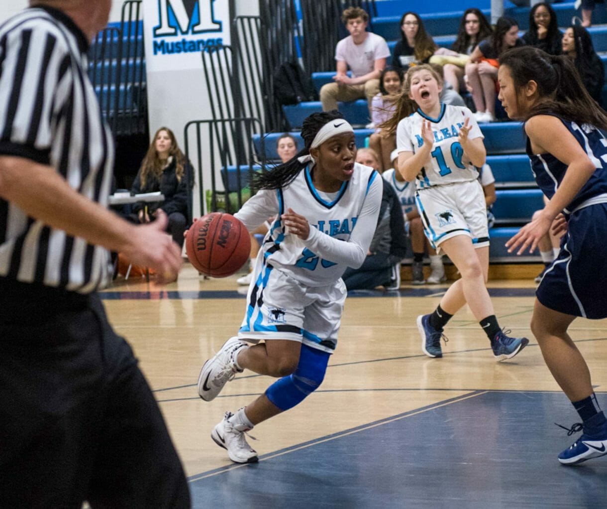 McLean girls varsity basketball game