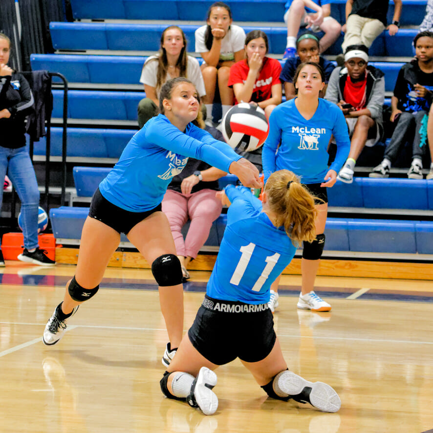 McLean girls varsity volleyball game