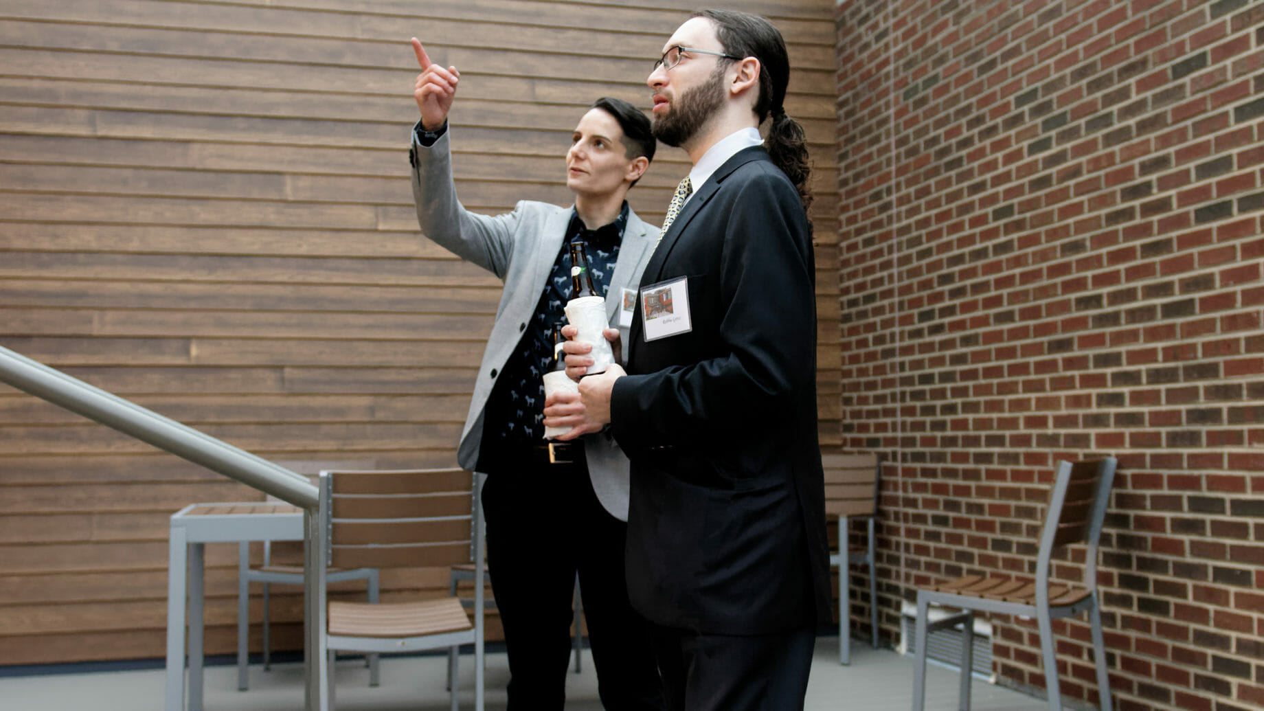 Alumni in the New Wing