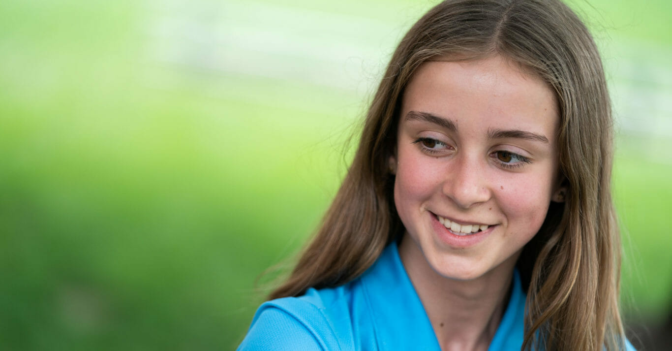 Smiling McLean student poses for photo