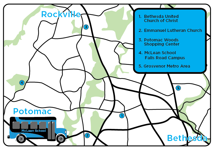 Satellite Bus Stops (No Fee)